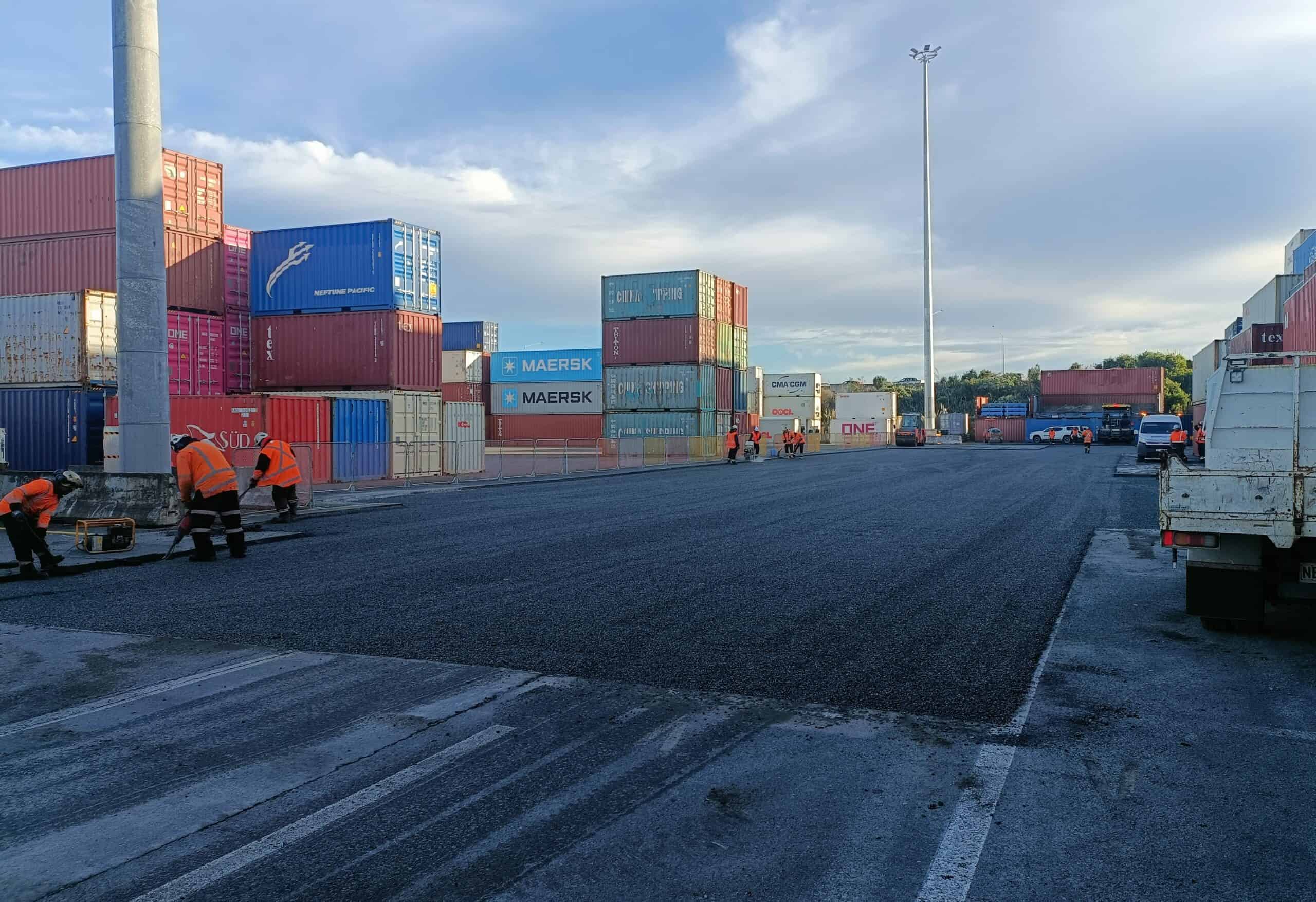 Port of Auckland – pavement maintenance