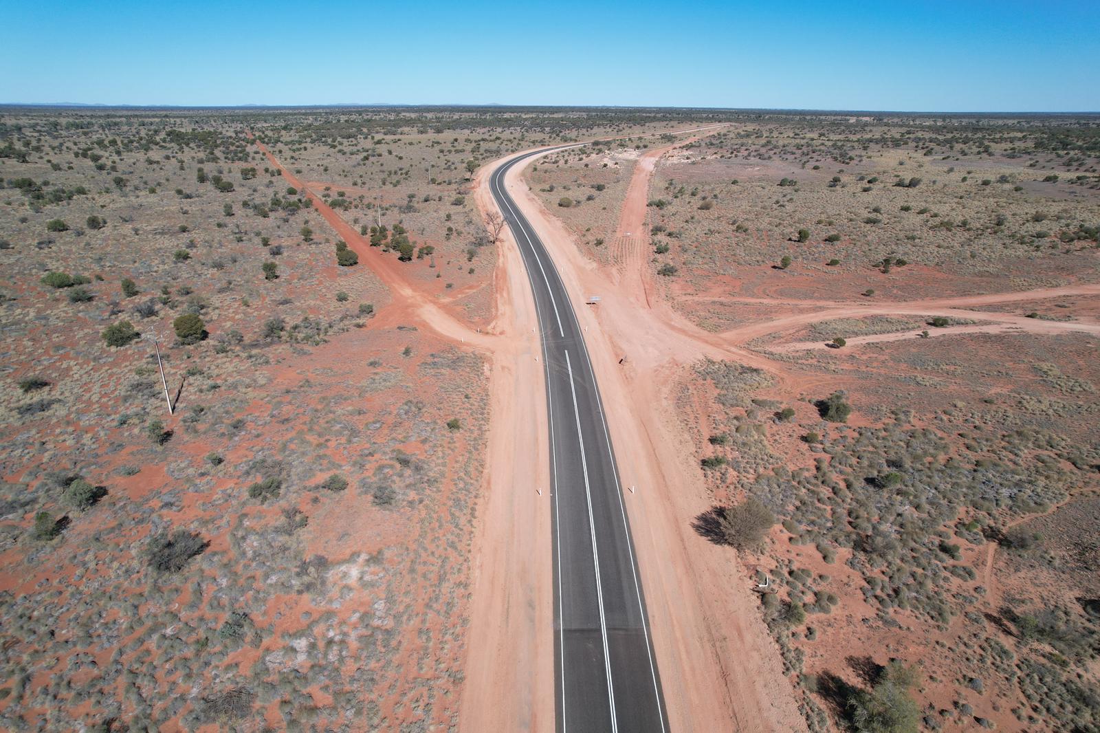 Australian road construction in remote regions