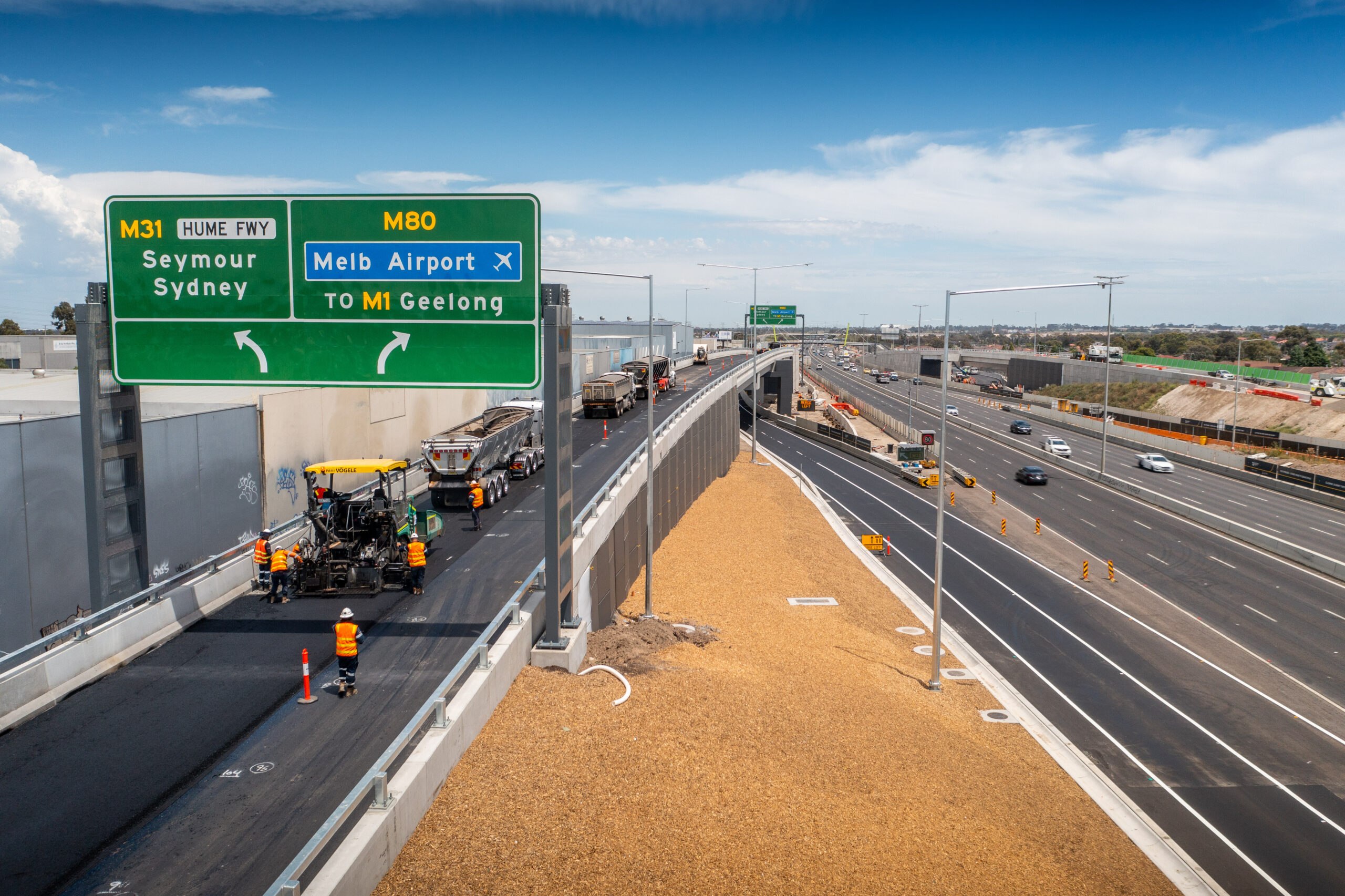 Innovative Reconophalt™ asphalt used in the M80 Upgrade Project